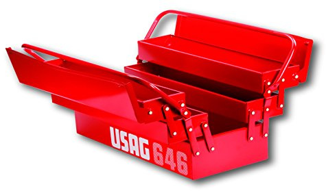 USAG 646/5LV - Ausziehbarer Werkzeugkasten, lange Form mit fünf Fächern (unbestückt)