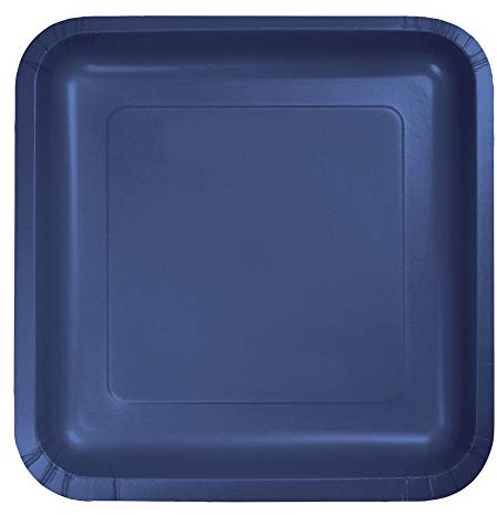 Club Pack of 180 Navy Blue Disposable Paper Party Banquet Dinner Plates 9