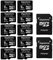 GIGASTONE 16GB MicroSDHC Speicherkarte 10er-Pack + SD Adapter, für Action-Kamera, GoPro, Drohne und Tablet, Lesegeschwindigkeit bis zu 85MB/s, Full HD-Videoaufnahme, Micro SD Karte UHS-I Klasse 10 U1