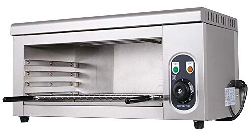 Electric Cheese Melter Machine, 1500W Commercial Salamander Broiler Stainless Steel DIY Countertop BBQ Grill Propane Steak Oven