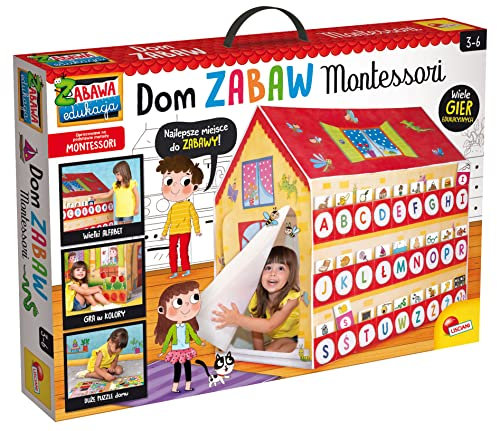Lisciani Casetta Montessori Montessori, Casa Bambini, Giochi Educativi, 3+