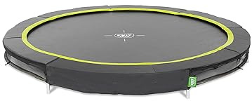 EXIT Silhouette trampolino sportivo da terra ø244cm - nero