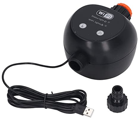 Smart Sprinkler Water Timer, Automatic Garden Watering Sprinkler Timer, WiFi Remote Control Watering Timer for Garden Hose, Irrigation Hose Timer Digital Irrigation Timer System for Courtyards