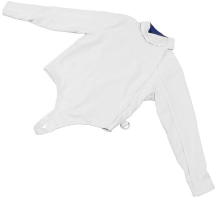 Fauitay Chaqueta de Entrenamiento de Esgrima Chaqueta Deportiva de Esgrima de Equipo de CE350N Tejido Engrosado Antipinchazos para Espada de Aluminio Sable con Forro (46)