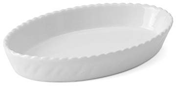 'Holst Porcelana Tow 15522 Fuente de y Molde Ovalado Toscana, Color Blanco, 22 x 14 x 3.5 cm
