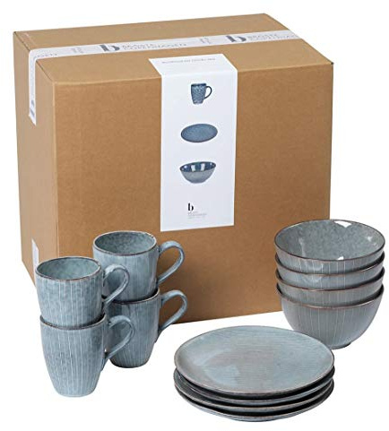 broste Copenhagen 80019670 Nordic SEA Frühstücksset 12tlg (1 Set)