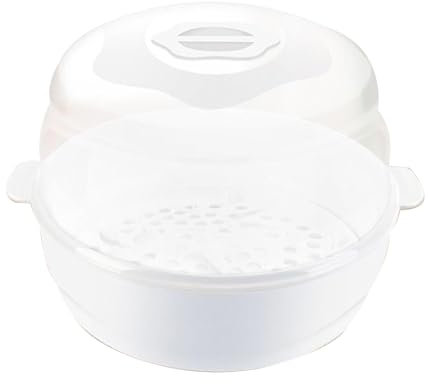 Babyflaschendampf, Mikrowellen-Desinfektionsputzer, Hochtemperatursterilisator, Bakterien effektiv, eliminiert, 22,5 x 22 x 17,5 cm, für Babyflaschen
