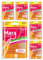 Interdentalbürsten Orange - MARA EXPERT | 0,45 mm ISO 1 Fein | 6 Packungen a 12 + 2 Zahn Zahnreinigungsbürsten für Zahnzwischenräume | Frischer Minz Geschmack, Chlorhexidine und Fluorid