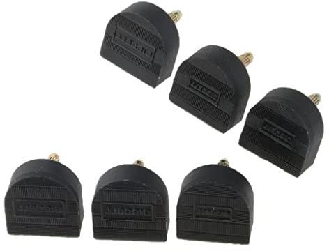non-brand Stiftabsatz Absätze High Ersatz Stiftabsätze in verschiedenen Größen, Schwarz, 16 mm