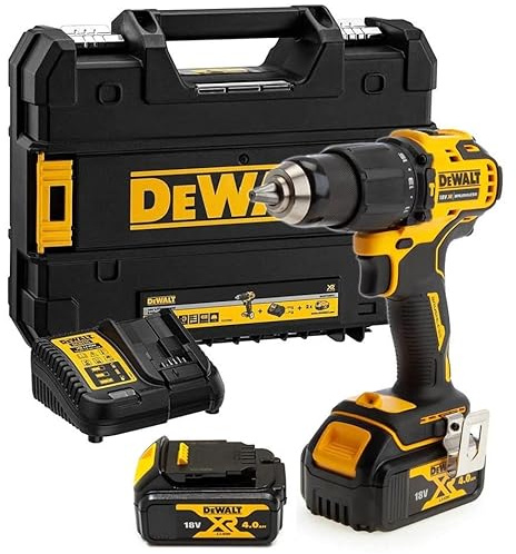 DEWALT DCD709M2T TRAPANO AVVITATORE CON PERCUSSIONE 26 NM COMPATTO 18V XR 4,0 AH 340 W