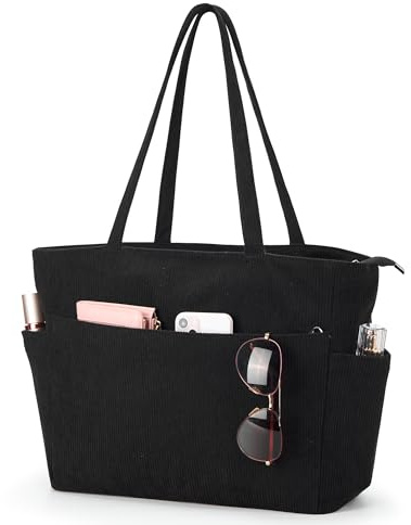 KALIDI Large Handbags for Women With Zipper Clousure, Tote Bag with Multiple Pockets, Bags for Women For Work, College, Shopping or Travel, Ideal Gifts for Women