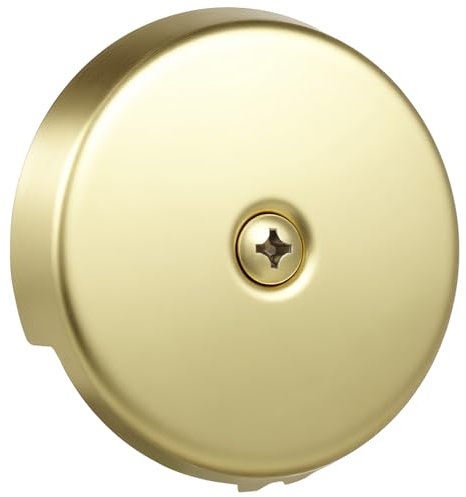 Homoyoyo Tapón de Desagüe de Bañera de Inoxidable con Panel de Desbordamiento Instalación y Control de Derrames para Bañeras Orificio