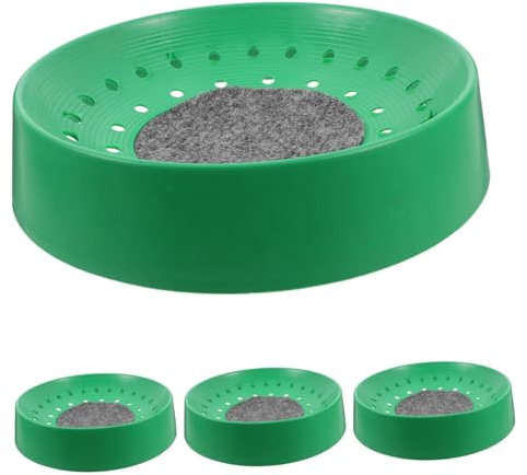 Toyvian Lot De 4 Plateaux à Œufs pour Pigeonnier, Bassins D'élevage en Abs Réutilisables, Taille Standard, Accessoires pour Cages à Oiseaux, Nid D’éclosion Pratique pour Pigeons Et Cailles
