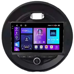 Gps Navigator Radio Sat Nav for BMW MINI COOPER F54 F55 F56 15-19 Touch Screen with Carplay Wifi Bluetooth Mirror Link, Fm, Steering Wheel Control, 4 Core 2G+32G