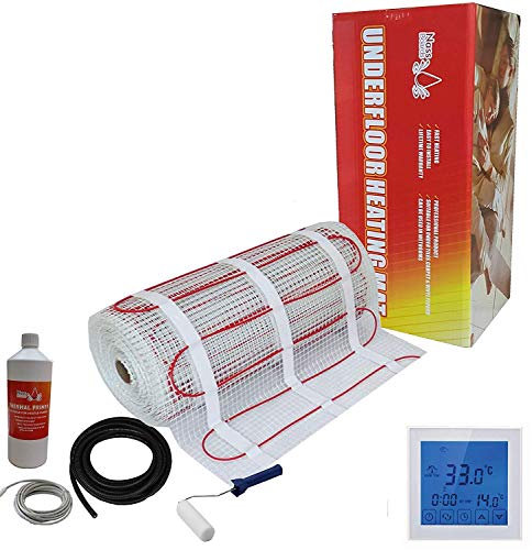 Nassboards Premium Pro Electric Underfloor Heating mat kit 200w per m² - Red Box