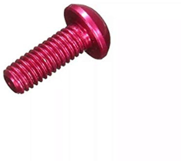 TuToy M3Ah5 10Pcs M3×6Mm Hex Socket Screws Round Head Cap Screws 7075 Aluminum Alloy - Rosa