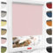 Schuette® Verdunkelungsrollo ohne Bohren/mit Bohren 2in1 ● Thermo Rollo Kollektion: Powder Blush (Rosa) ● 90 x 130 cm (Breite x Höhe) ● Suprafix Klemmrollo = Klemmfix 2.0 ● 60s Montage mit Video