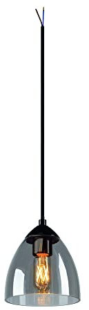 SLV luminarias de suspensión PARA CONE GL/lámpara de salón, iluminación interior, lámpara colgante de comedor, led, luminaria de techo / GU10 25 W negro