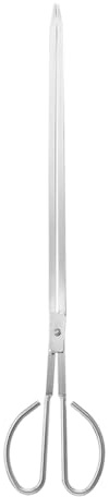 Holibanna Pinza Per Carbone in Acciaio Inox Manico Lungo 60cm Pinza Per Braciere e Stufa Utensile Per Barbecue e Campeggio Per Stabilità e Resistenza Accessorio Versatile Per Cucina All'aperto