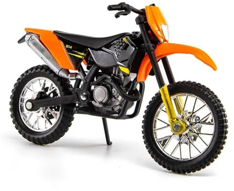 HFMXZHI Modèle réduit de Moto Modèle Réduit De Moto en Alliage Moulé sous Pression, Jouet Collection pour 450 SX-F, Ornements Et Cadeaux(Orange)