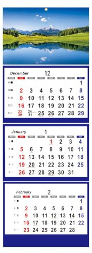 3-Månaderskalender 2026 Vertikal 3-Månaders Visningsplanerare | Planeringskalender Januari 2026 Till Februari 2027 För Kontoret Skolan Och Konferensrum