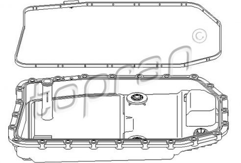 TOPRAN 500 992 Coppa olio cambio automatico Coppa olio cambio Coppa cambio automatico