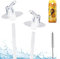 JARLSON® Ersatzstrohhalm + Strohhalmbürste für 350ml Jarlson Edelstahl Kinder Trinkflasche CHARLI - 2er Pack - 2 Silikon Mundstücke, 2 Strohhalm Erweiterungen und 1 Strohhalmbürste - BPA frei