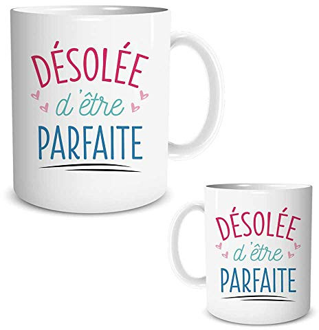 STC Tasse mug Désolée d'être Parfaite !