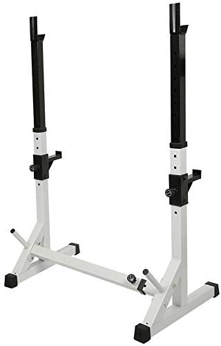 sarah Supporto per Panca da Squat Regolabile, Resistente, per bilanciere, Panca a Pressione, per casa, Palestra, carico Massimo 200 kg Panche Regolabili
