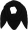 Ever Bloom Damen Schal, Strick Dreieck Schale, Weiches Dreieckstuch, Leichter Strickschal, Halstuch für Frauen und Mädchen Lang, Einfarbig 195 * 80 cm, Schal Farben:Schwarz