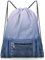 Netz-Rucksack mit Kordelzug, großer Sport-Turnbeutel für Damen und Kinder, mit Tasche und Reißverschluss, für Strand, Yoga, Fußball, Fußball, GRAU, 15*19.7inch, modisch