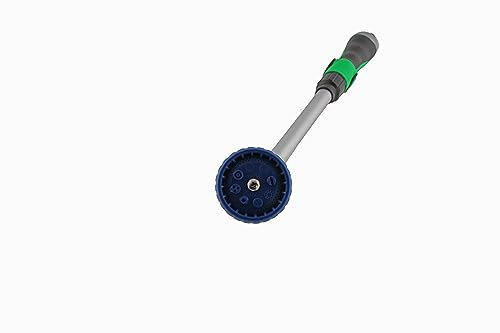 rainfactory - Gießstab, Gartenbrause, 8 Sprühmuster, Micro Control, Bequeme Daumensteuerung, multifunktional