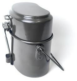 PLAA Tipo 78 Stile Militare Alumilum Lega Mess Kit di Sopravvivenza Pentole Set Attrezzature per Campeggio 3 in 1