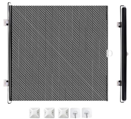 Puerta de Perro, Puerta de Cachorro Interior, Puerta expandible retráctil para Perros, Suministros de Mascotas portátiles, de Animales Multifuncional para Puertas, escaleras, balcón