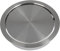 LAMP Einwurfklappe gedämpft, runde Müllklappe für Abfallsammler ø 170 mm Küchenorganizer, Inox