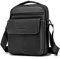 SPAHER Herren Umhängetasche Herrentasche Leder Herrentasche Zum Umhängen Handtasche Herren Tasche Echtes Leder Handgelenktasche Herren Schultertasche Crossbody Bag für Männer Schwarz