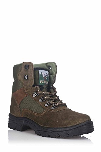 Botas Trekking FORTUN 434 Serraje Cordura (42 EU, Kaki)
