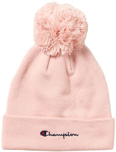 Champion Unisex Kinder Junior Caps-802423 Beanie-Mütze, Rosa, Einheitsgröße