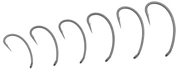 Korda Spinner Hook Micro Barbed – Size 4 | PTFE Coated, Super Sharp Carp Fishing Hook for Spinner Rigs | Long Curved Shank for Maximum Hooking Potential | Pack of 10