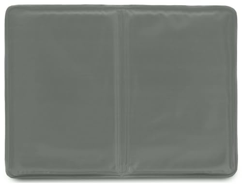 ARA CHOICE Magic Cool Cooling Gel Pad Pillow Mat Laptop Cushion Yoga Pet Bed Sofa Dog Durable Self Great for Dogs Cats in Hot Summer Cat Pads, Ice Silk Pup & Small Cats, Washable Blanket (Grey)