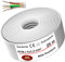 MAS Premium 5-100m Feuchtraumkabel Stromkabel Mantelleitung NYM-J 4x1,5, 2,5, 4, 6, 10 oder 16 Elektrokabel Ring für feste Verlegung (NYM-J 4x1,5 mm², 25m)