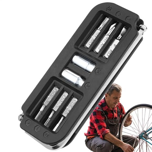 Bike Repair Tools, Brake Adjustment Tool, Metal Hand Tools, Hex Wrench Set, Tool Kit, Mountain Bike Tools, Road Bike Repair, Park Tools, 10X Metal Tools, Bit Set