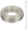 sourcing map PVC Covered Wire 2 Core Sheath Power Cord 18AWG 50m/164ft, Electrical Cable for LED Lamp Wire Audio Cable Speaker Line Clear