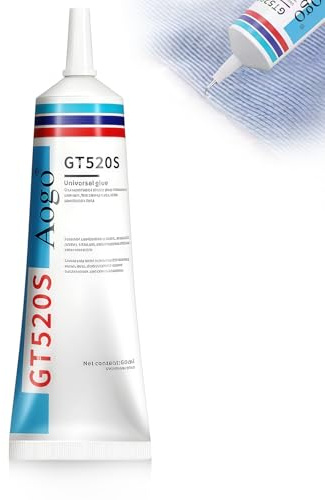 50ml colla per tessuti Adesivo Impermeabile, adesivo per tessuti, per Riparazioni di Abiti, Pelle, Artigianato, Tappezzeria, Materiali, Tessuti, Tessuto Colla Resistente Ai Lavaggi Adesiv