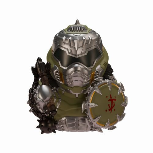 TUBBZ Boxed Edition: Doom Dark Ages - Doom Slayer Cosplaying Rubber Duck Vinyl Figure – Official Collectible for Fans of Doom