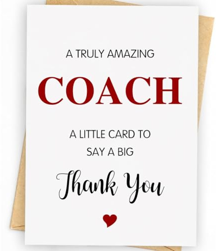 Divertida tarjeta de agradecimiento para entrenadores para hombres y mujeres, regalos de agradecimiento para entrenadores, regalo de cumpleaños de jubilación, regalo del día del profesor