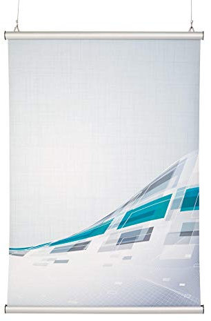 VKF-Renzel GmbH Posterschiene, Posterleiste, Klemmleiste für das Format DIN A0 quer - Ideal für große Bilder und große Fotos bis 1,20 m