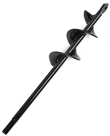 Punta per trapano a coclea da giardino, punta per scavatrice a coclea con diametro gambo da 3/8, strumento rapido per piantare bulbi piantine - 50 x 220 mm