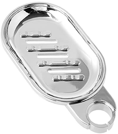 KLOVA Jabonera para barra deslizante, soporte para jabonera, bandeja de jabón, barra de ducha, platos de jabón deslizantes, platos de baño, hotel, palé, cocina, soporte para jabón