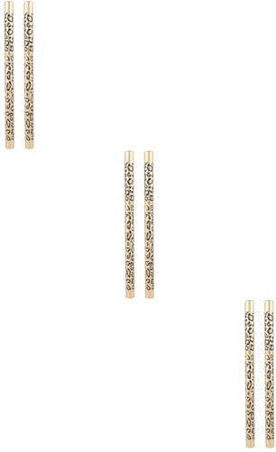 minkissy 6pcs Eyebrow Pencil Brush Pen Dual Head Makeup Pencils Brow Kit Grey Brown Eyebrows Easy Application for Home Salon